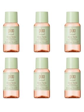 PIXI GLOW TONIC EXFOLIATING TONER 15ML X6 - NEW/SEALED